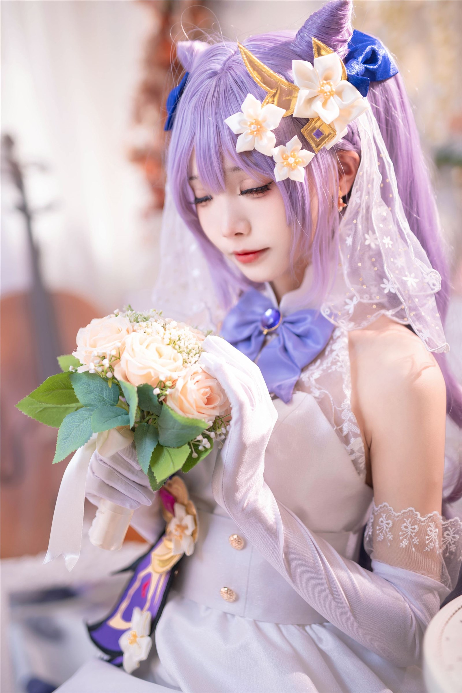 004- Aiwest - Keqing Flower Wedding(17)